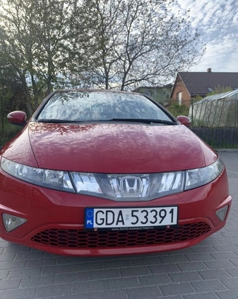 Honda Civic cena 26000 przebieg: 205000, rok produkcji 2008 z Chełmża małe 106